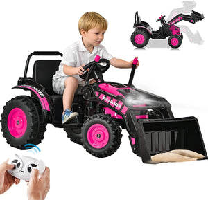 12V Powered Ride-On Bulldozer Toy Construction Vehicle with Remote Control for Kids Trend Times Variant 0