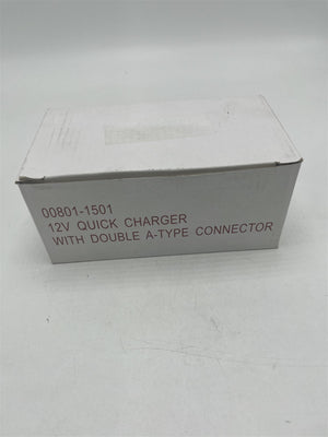 12V Fast Charger with Dual A-Type Connectors Trend Times Variant 0