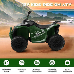 12V Rechargeable Battery Kids Ride-On ATV with Adjustable Speed and Comfortable Seat Trend Times 5