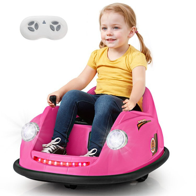 12V Rechargeable Battery Kids Electric Ride-On Bumper Car Toy with Remote Control Trend Times 0