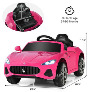 12V Rechargeable Battery Kids Ride-On Car with Remote Control and Lights Trend Times 2