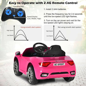12V Rechargeable Battery Kids Ride-On Car with Remote Control and Lights Trend Times 8