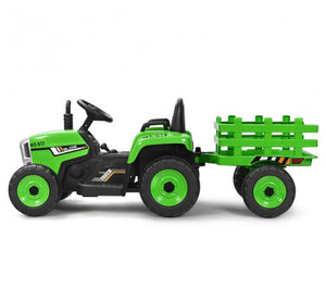 12V Remote Control Kids Ride-On Tractor with Detachable Trailer, Lights, and MP3 Music Trend Times 2