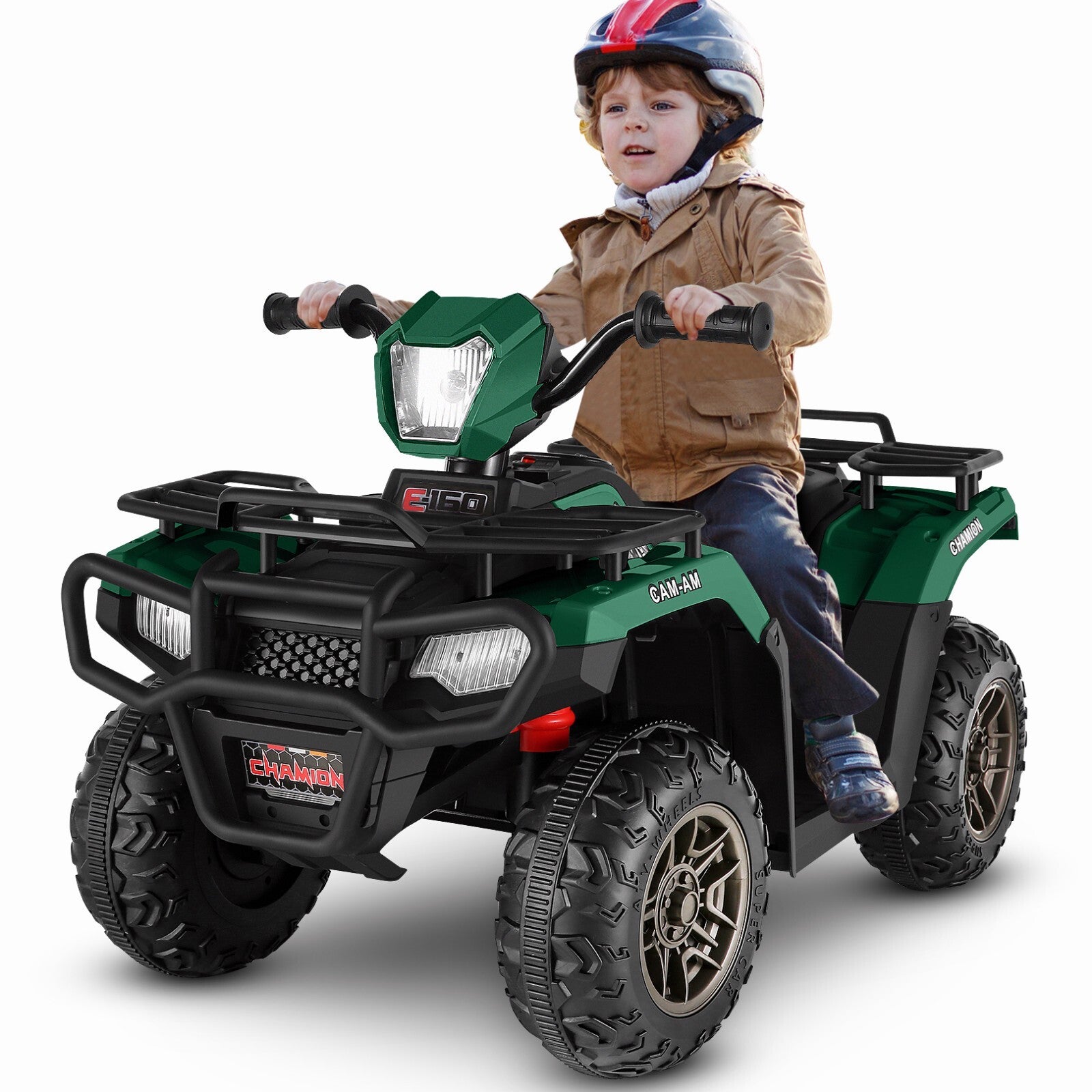 12V Ride-On 4 Wheeler ATV Quad Toy Vehicle with Music LED Lights and Remote Control Trend Times 1