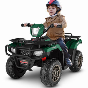 12V Ride-On 4 Wheeler ATV Quad Toy Vehicle with Music LED Lights and Remote Control Trend Times 1