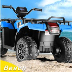 12V Ride-On 4 Wheeler ATV Quad Toy Vehicle with Music LED Lights and Remote Control Trend Times 9