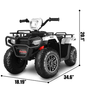 12V Electric Ride-On ATV for Kids Off-Road 4-Wheeler Quad with Remote Control Trend Times 1