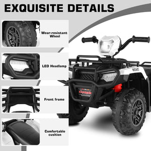 12V Electric Ride-On ATV for Kids Off-Road 4-Wheeler Quad with Remote Control Trend Times 2
