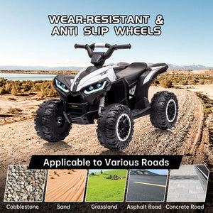12V Battery-Powered Electric Ride-On Quad ATV for Kids with Remote Control Trend Times 2