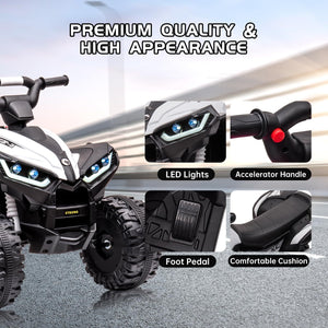 12V Battery-Powered Electric Ride-On Quad ATV for Kids with Remote Control Trend Times 4