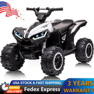 12V Battery-Powered Electric Ride-On Quad ATV for Kids with Remote Control Trend Times 6