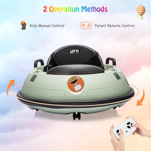 12V Electric Ride-On Bumper Car with 360° Spin and Remote Control for Toddlers Trend Times 5