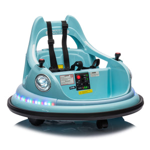 12V Ride-On Bumper Car for Kids Electric Car with Remote Control Blue Trend Times 11