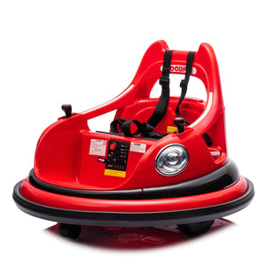 12V Ride-On Bumper Car for Kids with 2WD, Remote Control and 360° Spin, Ages 1.5-5 Trend Times 5