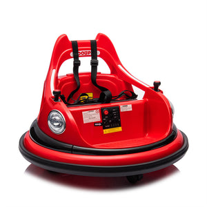 12V Ride-On Bumper Car for Kids with 2WD, Remote Control and 360° Spin, Ages 1.5-5 Trend Times 7
