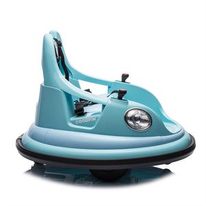 12V Ride-On Bumper Car for Kids Ages 1.5-5 with 2WD, Remote Control, and 360° Spin Trend Times 12