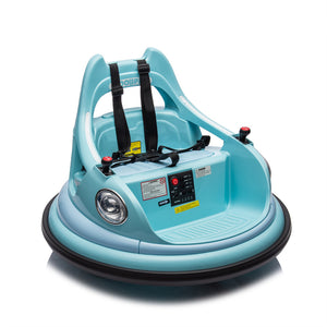 12V Ride-On Bumper Car for Kids Ages 1.5-5 with 2WD, Remote Control, and 360° Spin Trend Times 14