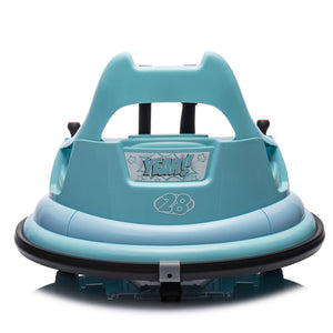 12V Ride-On Bumper Car for Kids Ages 1.5-5 with 2WD, Remote Control, and 360° Spin Trend Times 8
