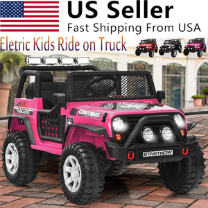 12V Electric 2-Seater Ride-On Jeep Truck with Remote Control for Kids Trend Times 1
