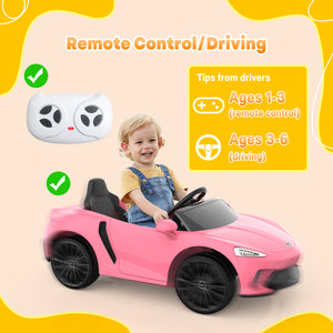 12V Battery-Powered Kids Ride-On Sports Car with Parent Remote Control Trend Times 4