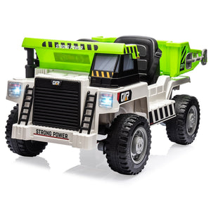12V Electric Ride-On Dump Truck with Functional Dump Bed for Kids Trend Times 8