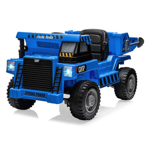 12V Electric Ride-On Dump Truck with Functional Dump Bed for Kids Trend Times Variant 0
