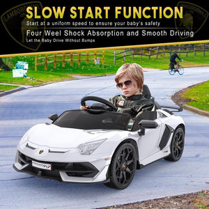 12V Electric Ride-On Lamborghini Toy Car for Kids with Remote Control, Music, and Opening Doors Trend Times 3