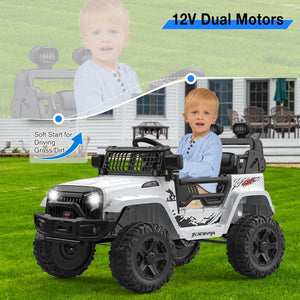 12V Electric Ride-On Truck Toy for Kids with LED Lights and Remote Control Trend Times 6