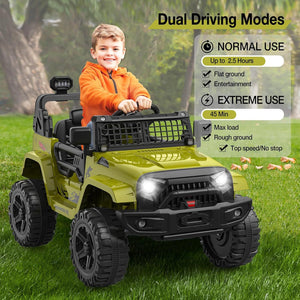 12V Electric Ride-On Truck Toy for Kids with LED Lights and Remote Control Trend Times 7