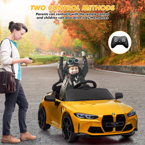 12V Battery-Powered Licensed BMW M4 Ride-On Car with Remote Control for Kids Trend Times 10