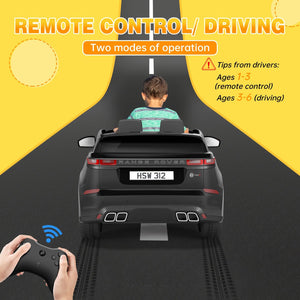 12V Licensed Land Rover Electric Ride-On Car for Kids with MP3 Player and Remote Control Trend Times 12