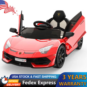 12V Battery-Powered Kids Electric Ride-On Car with LED Headlights and Hydraulic Doors Trend Times 7