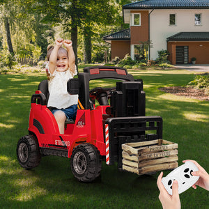 12V Electric Ride-On Forklift Car for Kids with Remote Control and Pallet Trend Times 10