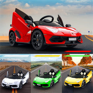 12V Licensed Lamborghini Electric Ride-On Car for Kids with LED Headlights Trend Times 11