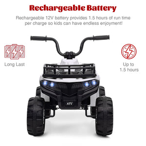 12V Electric Ride-On ATV for Kids with Power Wheels 4-Wheeler Vehicle Toy Trend Times 2