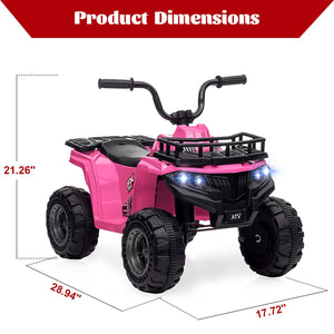 12V Electric Ride-On 4-Wheel ATV Quad for Kids with Power Wheels Trend Times 17