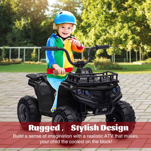 12V Electric Ride-On 4-Wheel ATV Quad for Kids with Power Wheels Trend Times 5