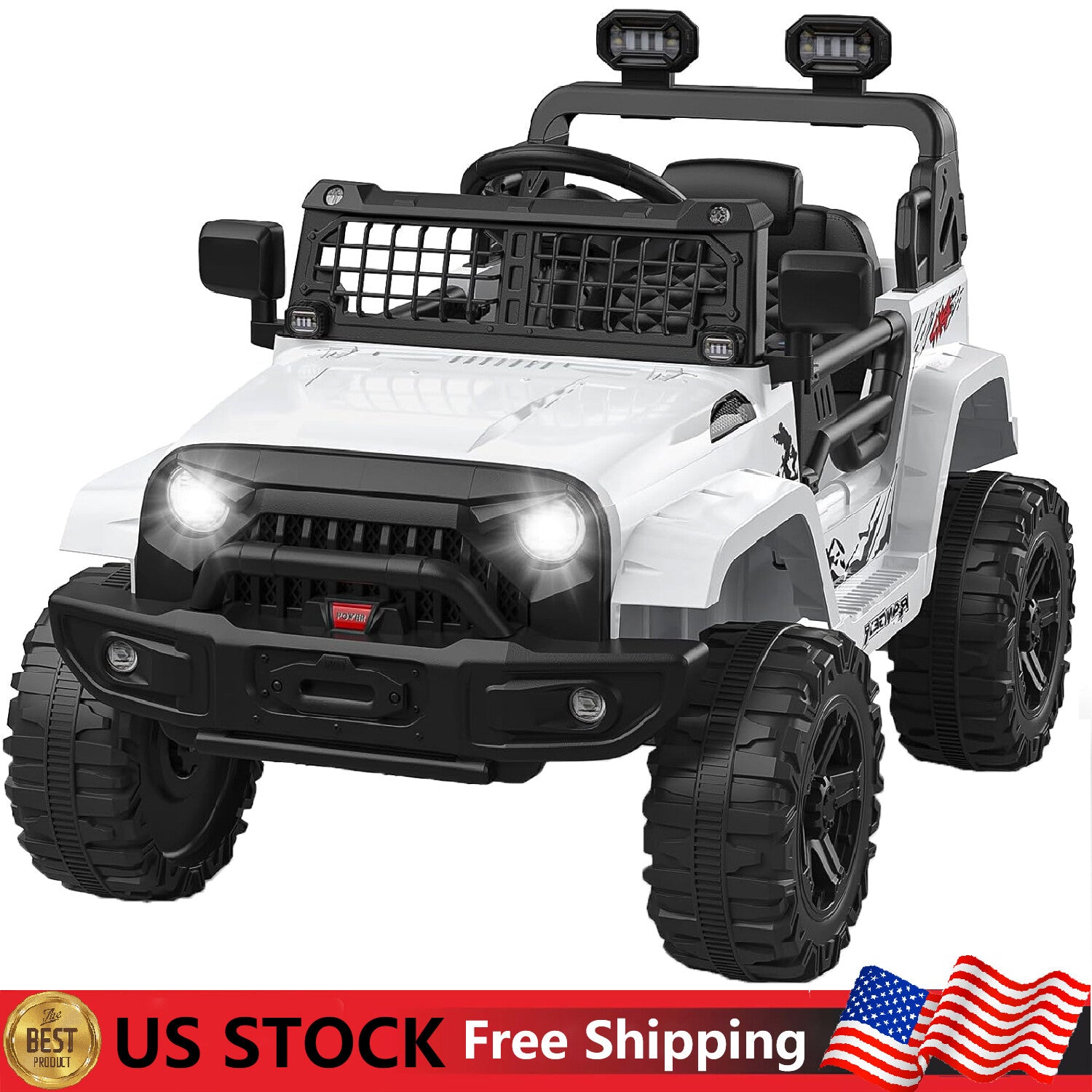 12V Electric Ride-On Truck for Kids with 2 Speeds and Remote Control Trend Times 0
