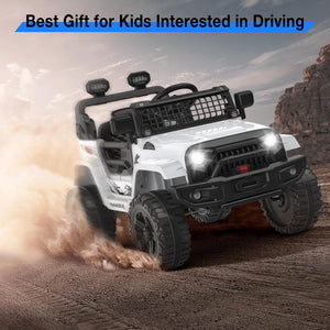 12V Electric Ride-On Truck for Kids with 2 Speeds and Remote Control Trend Times 8
