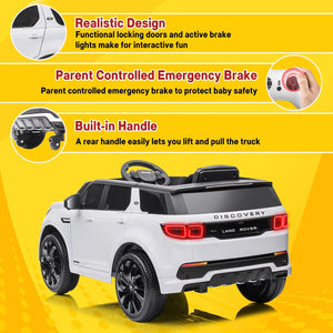 12V Licensed Land Rover Electric Ride-On Truck for Kids with Remote Control Battery-Powered Toy Car Trend Times 11