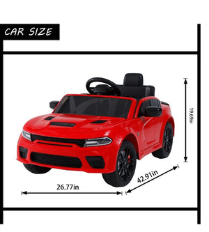 12V Ride-On Dodge Charger Electric Vehicle for Kids with Remote Control Trend Times 8
