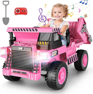 12V Electric Ride-On Dump Truck with Remote Control, Bluetooth, and Music Player Trend Times 11