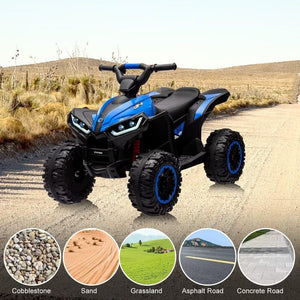 12V Electric Ride-On 4-Wheel Dual Drive ATV with Parent Remote Control for Kids Trend Times 17