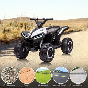 12V Electric Ride-On 4-Wheel Dual Drive ATV with Parent Remote Control for Kids Trend Times 21