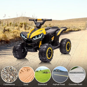 12V Electric Ride-On 4-Wheel Dual Drive ATV with Parent Remote Control for Kids Trend Times 24