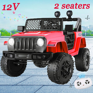 12V Electric Ride-On Power Wheel Truck Car for Kids 3-8 Years, 2-Seater Toy Vehicle Trend Times 22