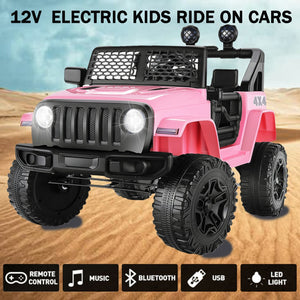 12V Electric Ride-On Power Wheel Truck Car for Kids 3-8 Years, 2-Seater Toy Vehicle Trend Times 23