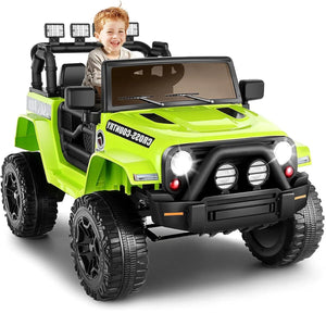 12V Electric Ride-On Car for Kids with Remote Control, Bluetooth, and LED Lights Trend Times 4