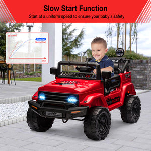 12V Ride-On Electric Car for Kids with Remote Control, LED Lights, and 3 Speed Settings Trend Times 17