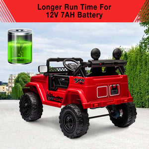 12V Ride-On Electric Car for Kids with Remote Control, LED Lights, and 3 Speed Settings Trend Times 20